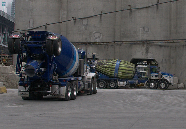 Cement Truck - Giant Asparagus Bundle