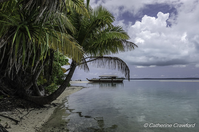 Vaka Boat - Aitutaki lagoon © Catherine Crawford 2017