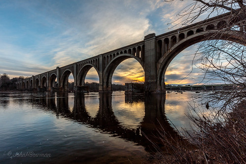 virginia richmond riversandstreams jamesriver bridges railroadbridges csxalinebridge sunsets march2017 march 2017 canon16354l