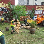 Thu, 05/23/2013 - 9:11am - 5/22/13 --  NYC Bulldozes Time's Up / Nothing Yet Community Garden one day after announcing it was sold to developer (Photos by Time's Up; Creative Commons rules apply, please use responsibly) 
