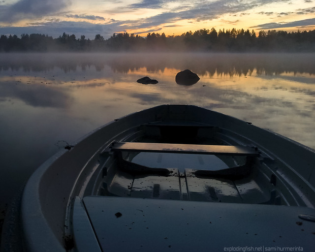 Sunset at Lake Palokkajärvi