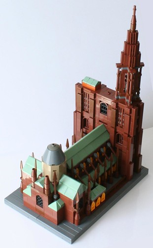 Cathedral of Strasbourg : Aerial view (B)