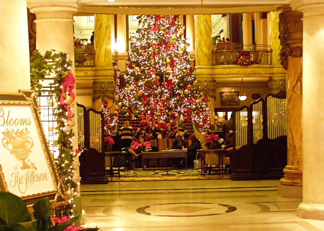 Richmond Author Event: The Jefferson Hotel - Christmas Tree