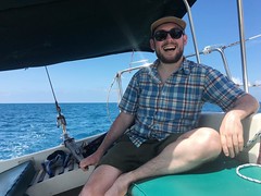 Today was pretty okay sailing around the Caribbean off the NE coast of Puerto Rico.