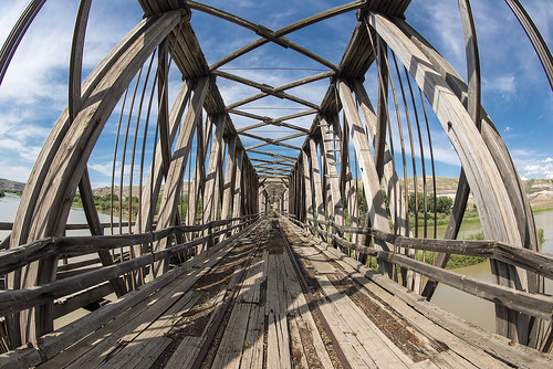 East Coulee CPR Bridge | by Photo Kubitza