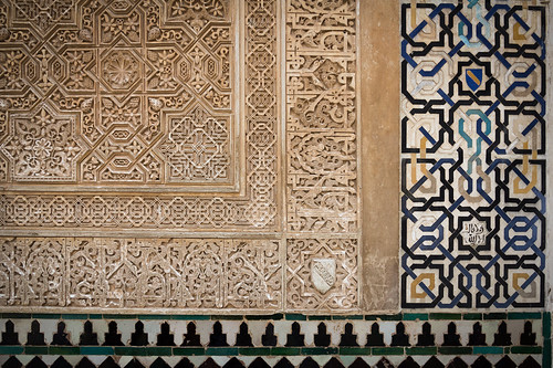 Arabesque at the Alhambra in Granada | The Alhambra is a pal… | Flickr