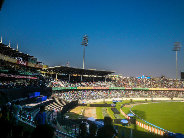 A side view of Sher-E-Bangla National Stadium