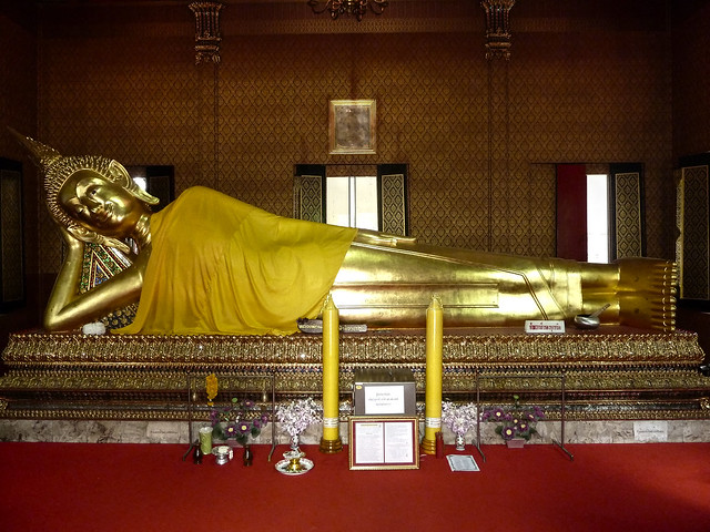 Bouddha doré couché, Bangkok, Thaïlande