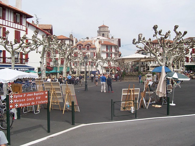 Plaza Louis XIV (San Juan de Luz, Francia, 14-4-2006)