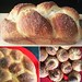 My homemade brioche bread :sparkles: It is one of my most favorite things in the world. This time I have baked three variations of it - plain, with chocolate chips and with Turkish delights. I personally think that the one with the rose flavored Turkish d