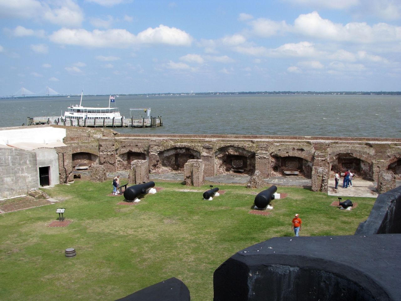 Inside Fort Sumter. Photo by howderfamily.com