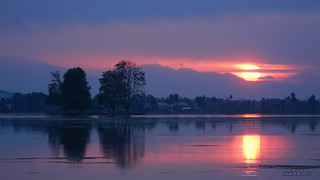 Sunset over Dal Lake - Srinagar, Kashmir