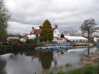 The Anchor Inn & Boating on the River Ouse SWC Walk 272 Uckfield to Lewes
