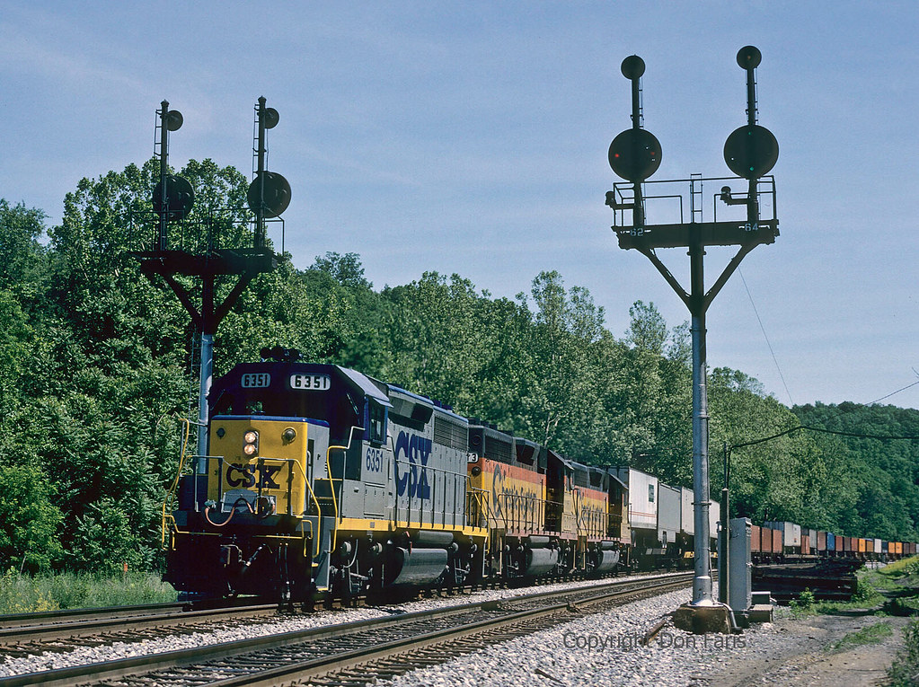 CSXT 6351 R-137 Magnolia WV 6/12/1990 | Don Faris | Flickr