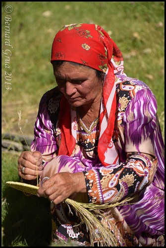 A lady in Khorog Tajik Pamir © Bernard Grua