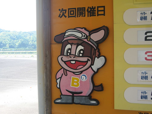 高知競馬場のマスコットキャラクターのババ丸