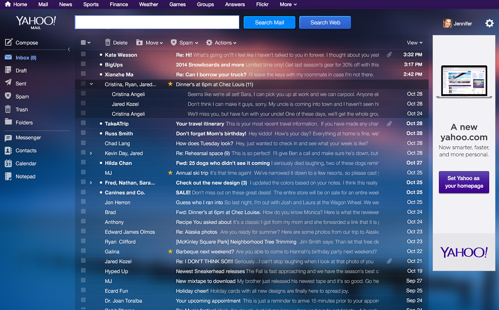 Yahoo Mail Desktop Conversation Preview Yahoo Service De
