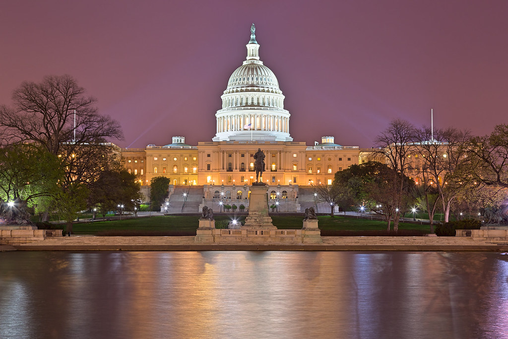 Washington DC Capitol - Purple Hour HDR