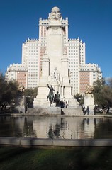 Monumento a Miguel de Cervantes. Plaza España (Madrid)