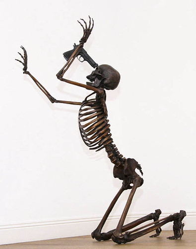 human skeleton bronze execution | by bsjoling