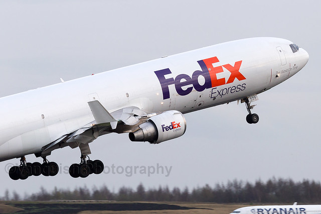 N529FE FedEx Express MD-11F London Stansted Airport