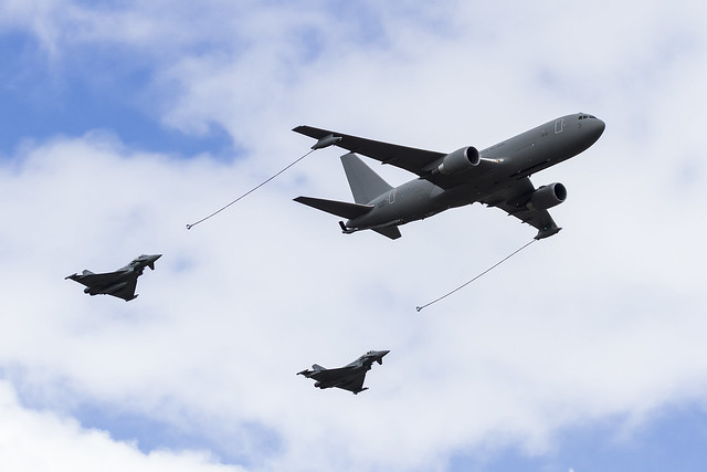 Boeing KC-767A and Eurofighter Typhoons - 2