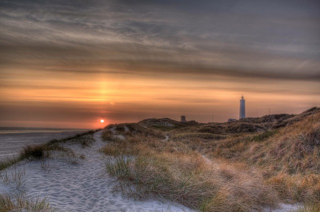 Blavand Lighthouse Sunset