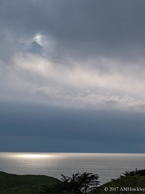 Setting Sun through Fog - Pt.Reyes Sea Shore