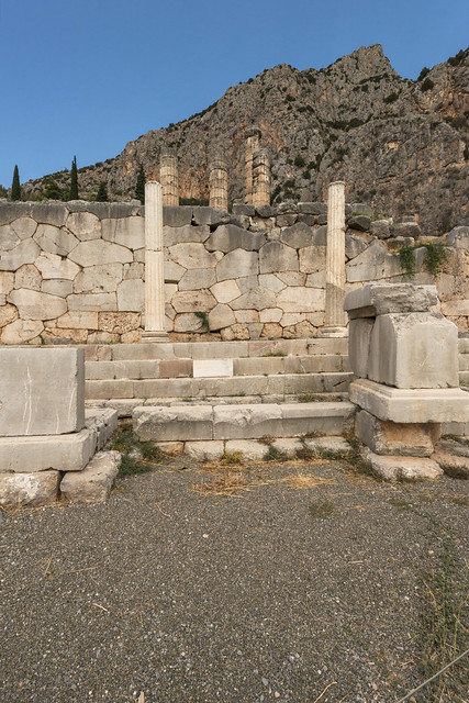 Delphi, The Sacred Way – XII – The Athenians’ Stoa