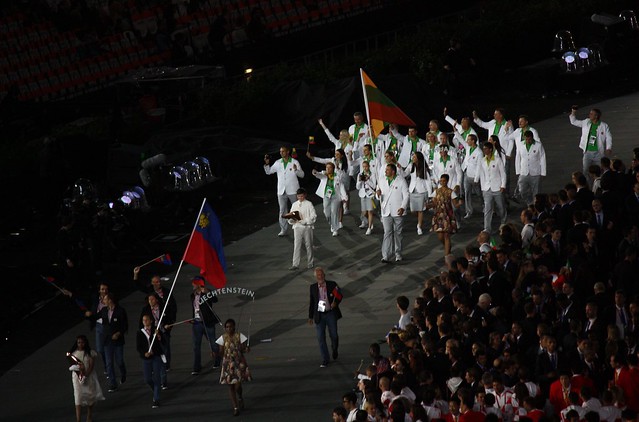 Liechtenstein, Lithuania - Parade of Nations - London 2012 Opening Ceremony