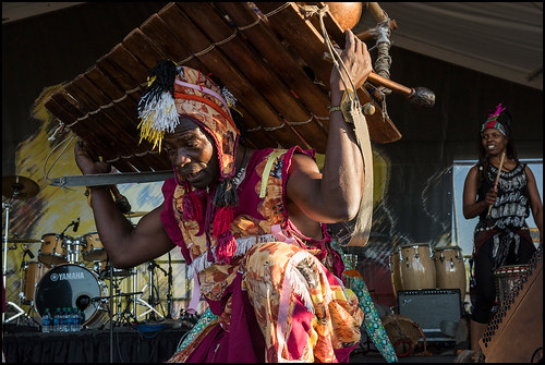 Ivoire Spectacle featuring Seguenon Kone during Jazz Fest Day 5 on May 5, 2017. Photo by Ryan Hodgson-Rigsbee www.rhrphoto.com