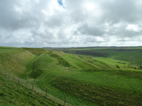 photo from walk Maiden Castle, Europe's largest Iron Age Hill fort - swcwalk275.