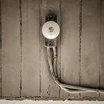 Old lightbulb and wiring, back stairway at my office. #nashvilleil #washingtoncountyil #soill #southernill #southernillinois #oldfashioned #worn #textures #rough #atwork #theoffice #abovemyhead 