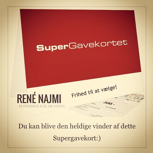 Vind Supergavekortet på 500 kr. på www.ReneNajmi.com #vind… | Flickr