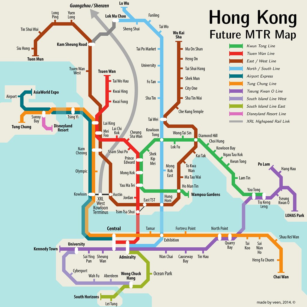 Hongkong Future Mtr Map V2 An Updated Version Vd Veen Flickr