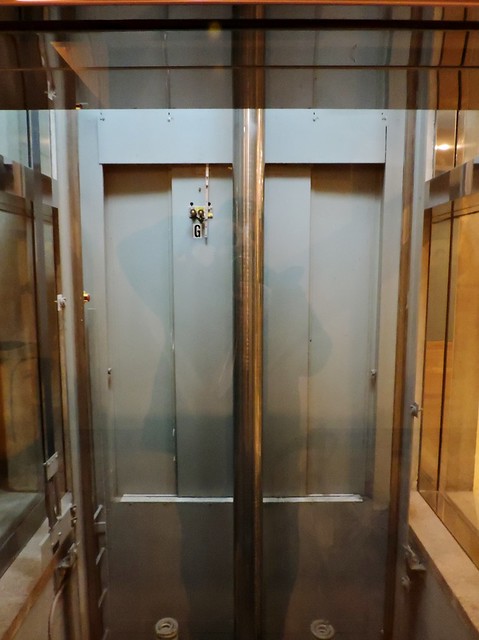 Elevator shaft, with self reflection