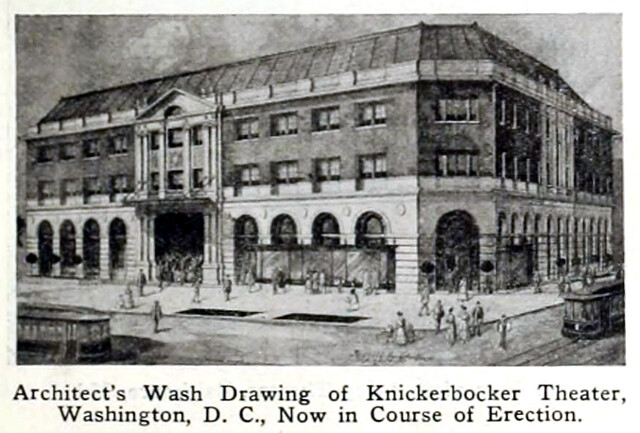 Knickerbocker Theatre, Washington, D.C., in 1916 - WvPW Nov