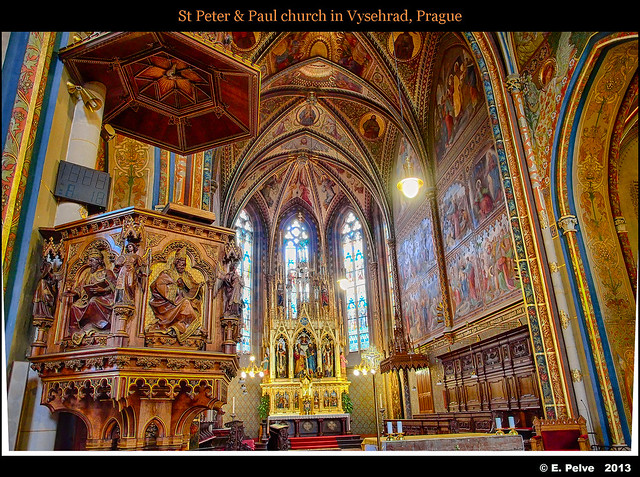 St Peter & Paul church, Vysehrad, Prague
