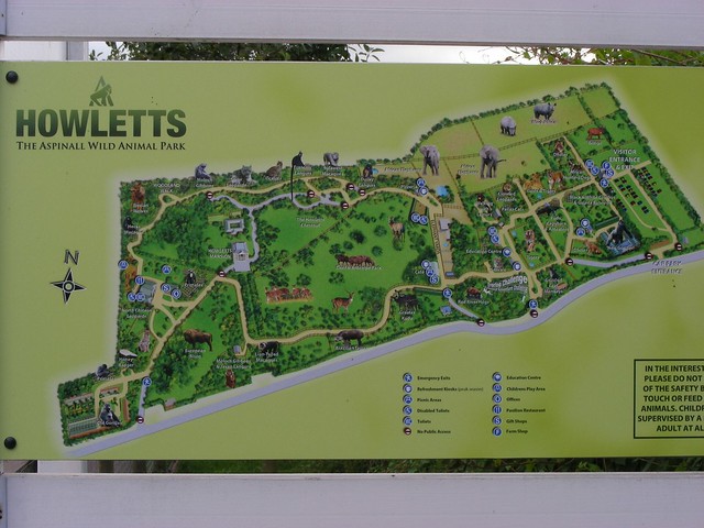 Howletts 001: Park Map