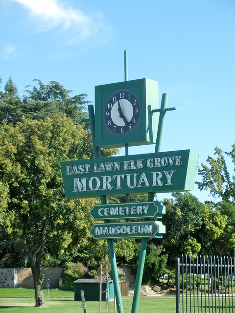East Lawn Elk Grove Mortuary neon sign - Elk Grove, Calif.