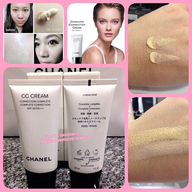 Chanel CC Cream Complete Correcting SPF 30/ PA+++ ขนาดจริง…