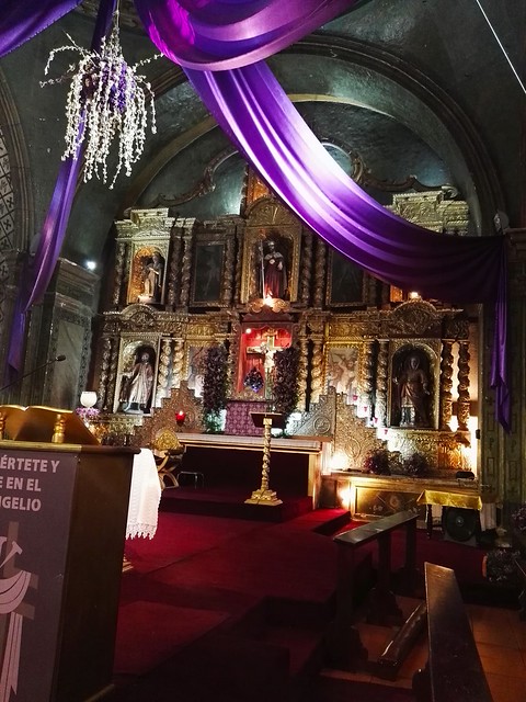 Altar mayor, Iglesia de San Cristobal Totonicapán, Guatemala