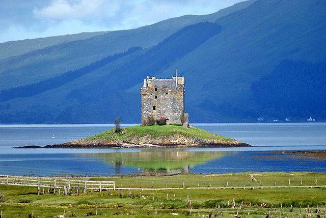 Castle Stalker and Loch Laich