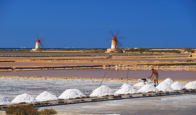 The salt collection - Marsala - Sicily