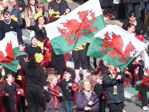 St David's Day Parade in Cardiff, Wales
