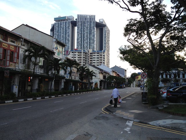 View of Pinnacle@Duxton from Neil Road
