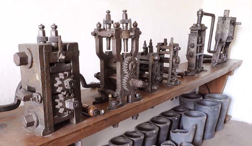 Cesky Krumlov minting machines | by Numismatic Bibliomania Society