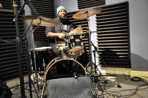 Drummer for Billy Iuso and the Restless Natives. Photo by Kichea S Burt.