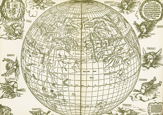 Avon Books - Globe Endpapers