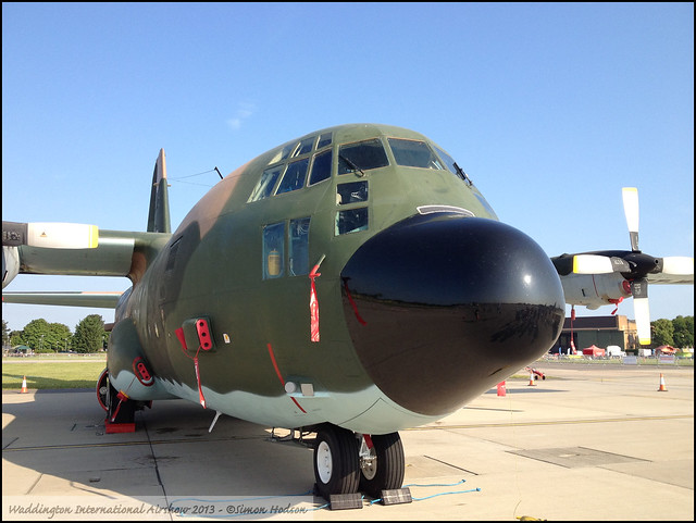 Waddington International Airshow 2013 - Algerian Air Force Lockheed C-130H Hercules
